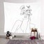 Abstract Line Draw Creative Tapestry Kiss Couple Hippie Wall Hanging Fabr CHK29M Carousel 9