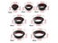 Hardware Zinc Alloy Office Cable Clamp Wire Hole Cover Carousel 5