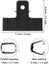 Black Large Bulldog Clips - Premium Metal Binder Paper Clips For Drawing Board Carousel 4