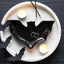 Black Bat Ceramic Trinket Dish Carousel 4