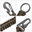 Outdoor Keychain Ring Camping Carabiner Military Paracord Cord Rope Campi CHK29M Carousel 7