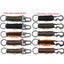 Outdoor Keychain Ring Camping Carabiner Military Paracord Cord Rope Campi CHK29M Carousel 8