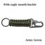 Outdoor Keychain Ring Camping Carabiner Military Paracord Cord Rope Campi CHK29M Carousel 1
