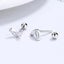 2PC Stainless Steel Little Huggies Hoop Earrings For Women Tiny Crystal Z CHK29M Carousel 11