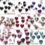 100 Sets 6 & 8mm Shiny Czech Crystal Rhinestone Rivet Metal Base Studs De CHK29M Carousel 6