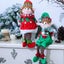 1pc, Christmas Red And Green Fabric Long Legged Elf Dolls Hot Sale Men's CHK29M Carousel 4