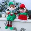 1pc, Christmas Red And Green Fabric Long Legged Elf Dolls Hot Sale Men's CHK29M Carousel 8