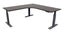 Electric Height Adjustable Workstation 1500 x 1500 x 700 with Black Frame Carousel 4