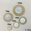 50mm/60mm/75mm Steel Wire Brush Brass Plated Wheels Brushes Drill Rotary CHK29M Carousel 1