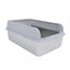 stainless steel cat litter box high sided cat litter pan open top cat litter Carousel 3