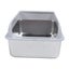 stainless steel cat litter box high sided cat litter pan open top cat litter Carousel 5