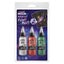 Cosmic Moon Metallic Fabric Paint 3 Pack Colours Clamshell 30ml Costume Make Up Carousel 5
