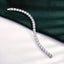 Men's Silver-toned Iced Out Tennis Bracelet Carousel 1