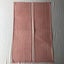 Vintage Rinzu Silk Peach Pink Japanese Kimono Panels Fabric Pieces X2 Carousel 14