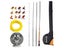 Sougayialng 2.7M 8.86FT #5/6 Fly Rod Reel Fishing Bag Line Accessories Lures Carousel 1