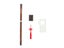 Bamboo Flute Traditional Dizi C D E F G Key Woodwind Instrument With Storage Carousel 2