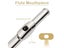 Pogolab Beginner C Flutes 16 Key Closed Hole Musical Instrument Set Cupronickel Carousel 5