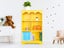 Kids Bookshelf Bookcase Storage Unit - Yellow Carousel 3