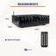 8-Zone Audio Amplifier System 800W Carousel 8