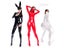 Sexy Patent Leather Catsuits Open Crotch Shiny Fullbody Zentai Zipper Jumpsuit Carousel 4