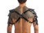 YiZYiF Harness Men Fetish Zentai Adjustable PU Leather Metal Rivet Studs Body Carousel 8