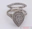 14ct White Gold 1.00ct TDW Diamond Bridal Ring Set ~ $4,000 Carousel 3