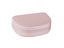 2Pcs Double Layer Jewelry Box PU Leather Jewelry Storage Case - Black + Pink Carousel 2