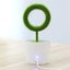 Portable USB Powered Green Pot Plant Style Negative Ion Desktop Air Purifier Carousel 11