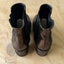 Neo Metallic Copper Crackle Leather Heeled Ankle Boots Size 38 Carousel 5