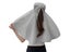 Sun Protection Wide Brim Hat Outdoor Beach Sun Hat Neck Flap Face Mask Cap Grey Carousel 5