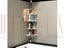4-Tier Adjustable Corner Shelf - Bathroom Storage Rack & Organizer Carousel 8