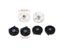 6pcs Replacement 2 Plastic Gear Base 4 Rubber Gear For Magic Bullet Spare Parts Carousel 7
