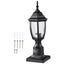 New Dusk to Dawn Outdoor Lamp Post Light Fixture 400 mm Pole or Pier Mount Carousel 9