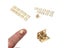 Promotion Tiny 20pcs Mini Small Metal Hinge Small Wooden Gift Box Exquisite Carousel 5
