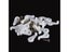 20/50pcs 25mm Glass Door Retainer Clips Plastic Glass Panel Retainer Clips Carousel 4
