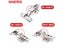 NAIERDI 8/10/12PCS Cabinet Hinges Stainless Steel Hydraulic Door Hinge Damper Carousel 7