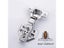 YUTOKO 1pcs Hinge Stainless Steel Door Hydraulic Hinges Damper Er Soft Close Carousel 6