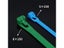 25 Pcs Plastic Reusable Cable Zip Ties 8*200/250/300/450 Releasable Nylon May Carousel 6