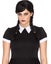 Gothic Girl Deluxe Plaited Black Wig Carousel 1
