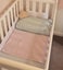 Brolly Sheets Cot Pad with Wings (Dusty Rose) Carousel 1