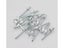 200Pcs Aluminium Blind Rivets For Furniture Assortment Kit Carousel 6