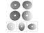 Sanding Tool Grinding Wheel Rock Glass Jewelry 100mm 4pcs Diamond Coated Flat Carousel 4