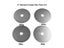 Sanding Tool Grinding Wheel Rock Glass Jewelry 100mm 4pcs Diamond Coated Flat Carousel 6