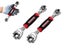 2Pcs 52 in 1 Adjustable Universal Socket Spanner Wrench 360 Degree Rotating Head Carousel 1