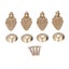 vintage drawer handles 4 Sets Antique Drawer Pendant Pulls Retro Elements Carousel 1