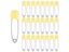 50Pcs Baby Safety Pins Plastic Head Cloth Diaper Pins Stainless Steel Sewing Carousel 1