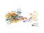 100pcs Safety Pin Gourd Shape Metal Clips Marker Tag DIY Sewing Kit Carousel 1