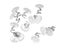 100 50pcs Clear Fabric Twist Pins For Couch Chair Repair With Box Carousel 4
