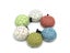 2Pcs Ball Shaped DIY Craft Needle Pin Cushion Holder Sewing Kit Pincushions Carousel 7
