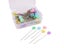 100Pcs Dressmaking Embroidery Patchwork Pins Stainless Steel Sewing Accessories Carousel 1
